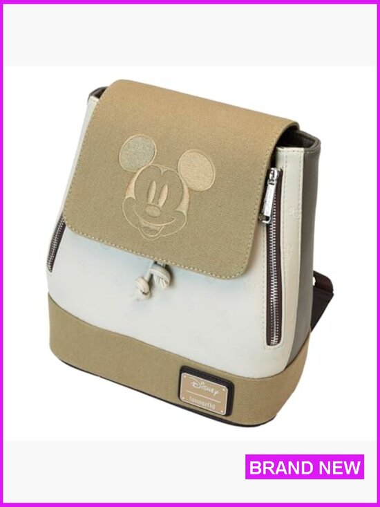 canvas mini backpack printed Summerland Bright Canopy Introducing the Roxy Small Printed Cotton Backpack Mickey & Friends Canvas All-Over